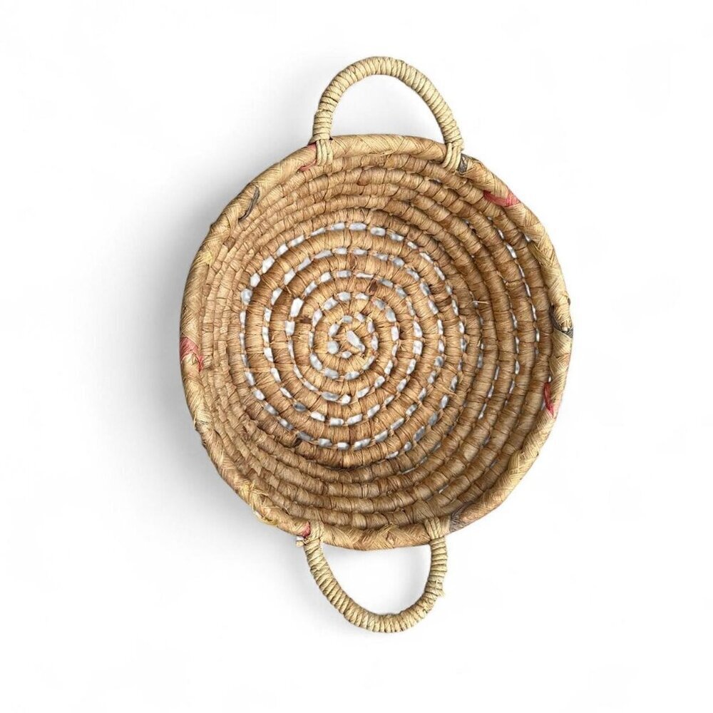 Vintage Rattan Wicker Basket‎ Woven